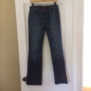7 For All Mankind High Waist Boot Cut Jeans