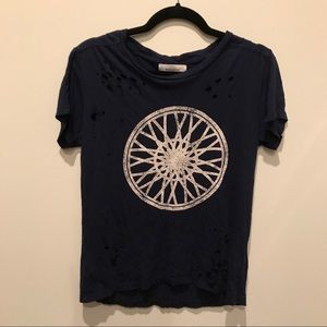 SoulCycle 'US Tour '15' distressed top