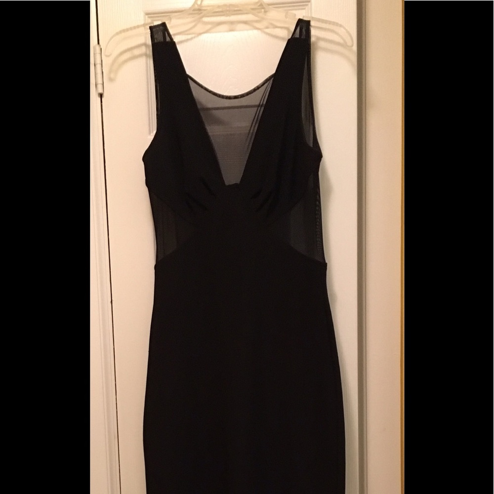 Long Black Dress size 5 from Rampage worn 1X