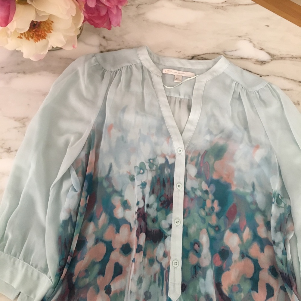 Lauren Conrad Sheer Blouse