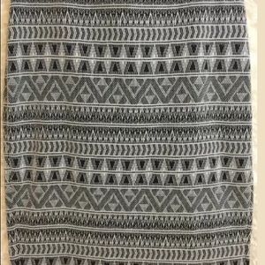 NYCC KNIT JACQUARD PENCIL SKIRT