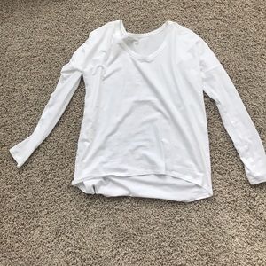 Lululemon long sleeve white top