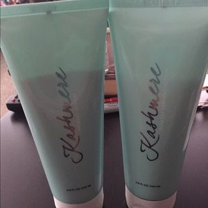 Kashmere tanning lotion and Firming a Lotion.