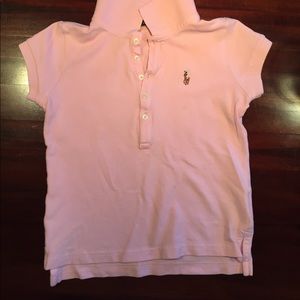 Ralph Lauren Light Pink Girls short sleeve