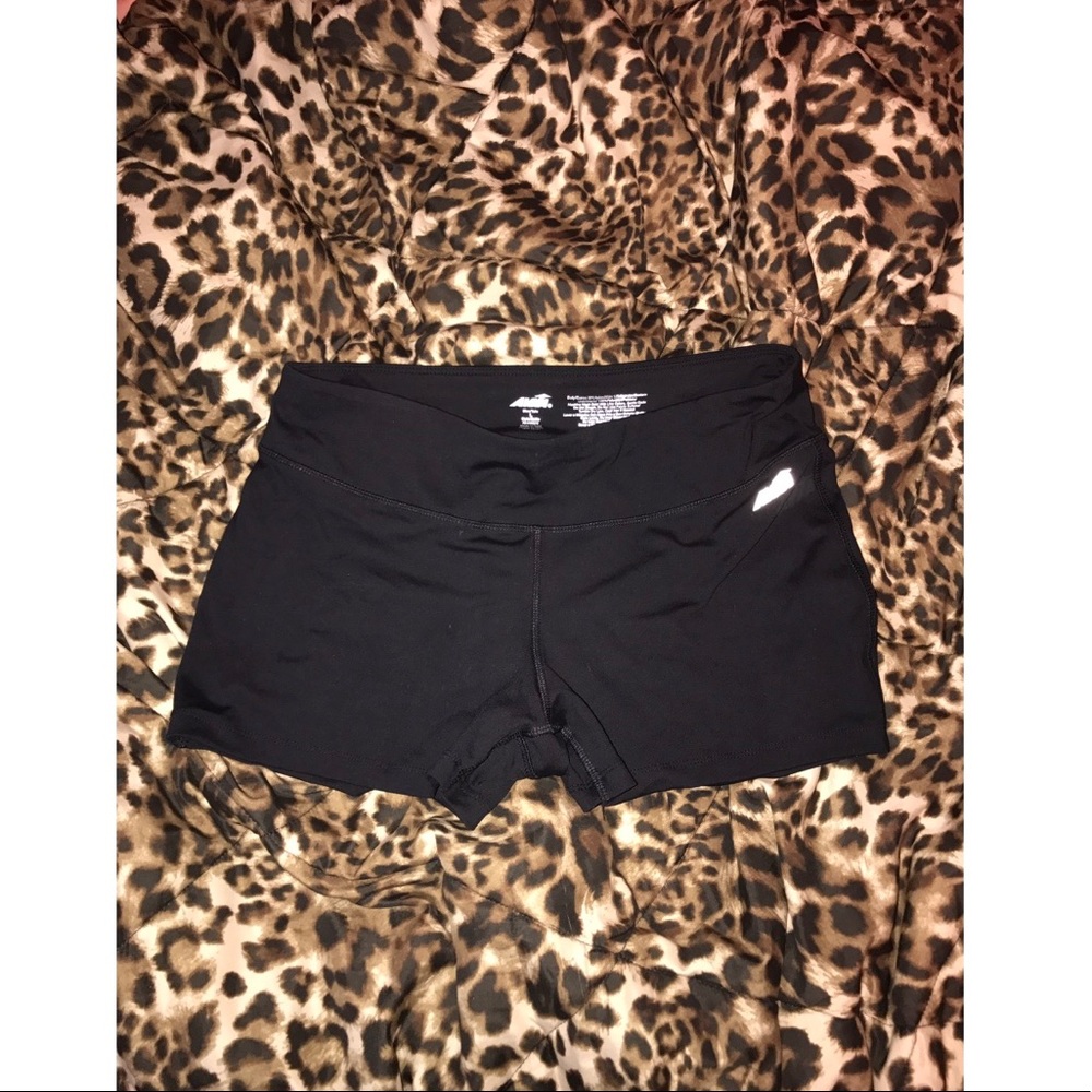 Black spandex shorts