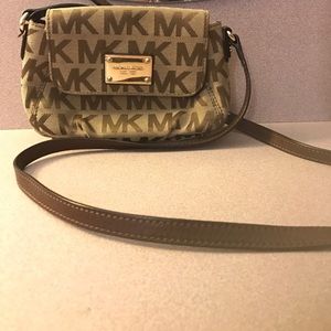 'Michael Kors' mini cross body bag