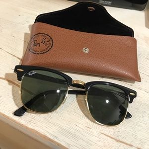Authentic rayban clubmaster sunglasses