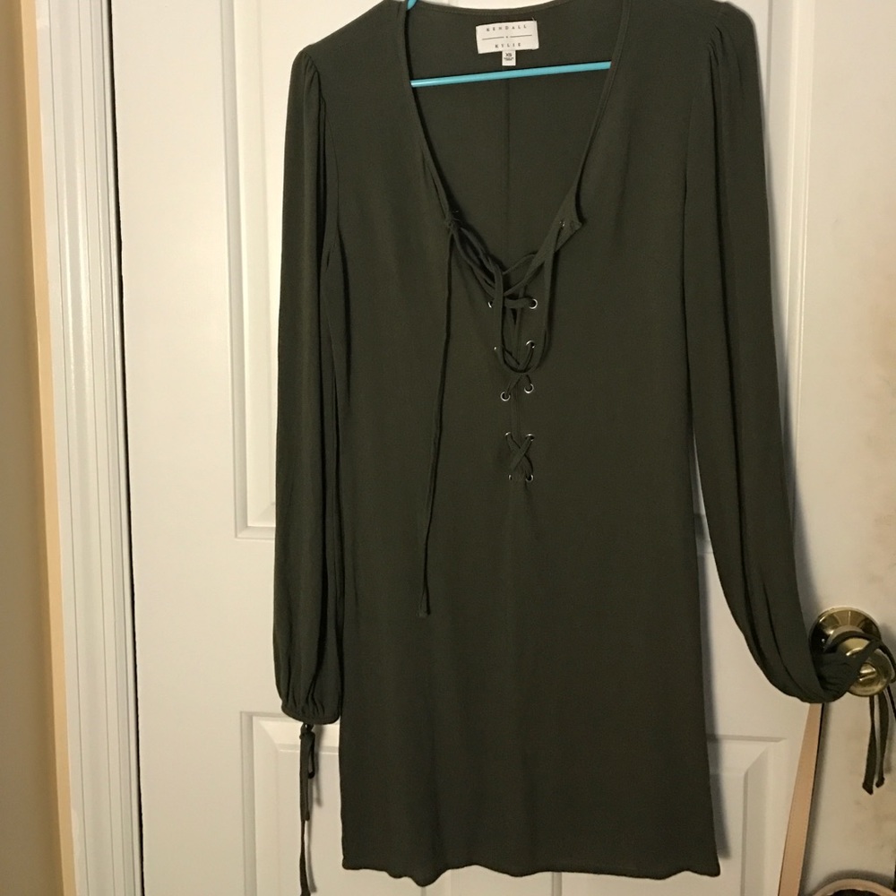Army green dress