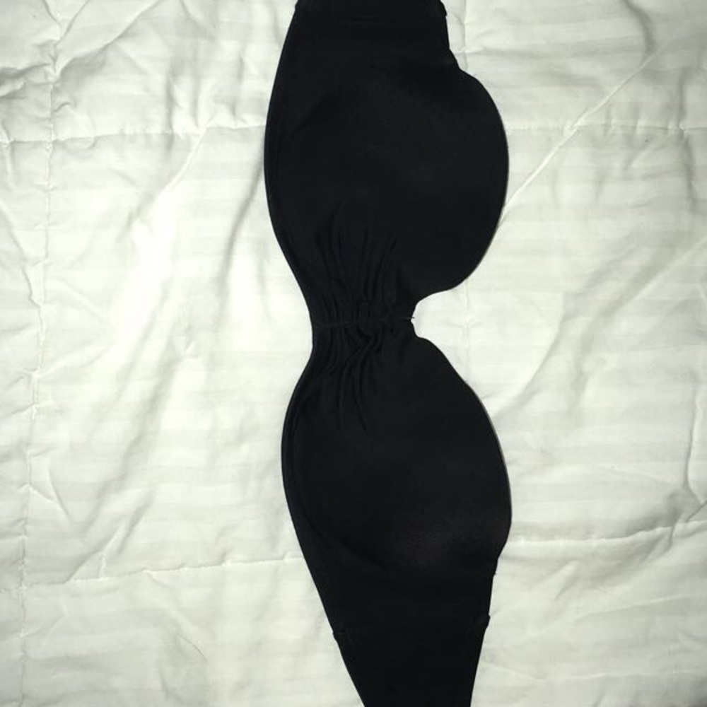 Victoria's Secret black push-up bandeau