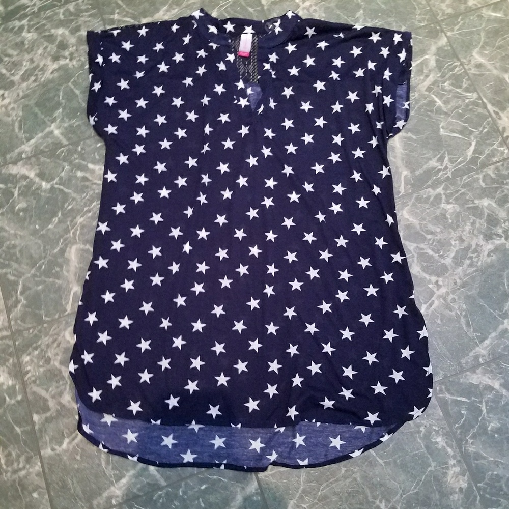 Navy Blue Blouse