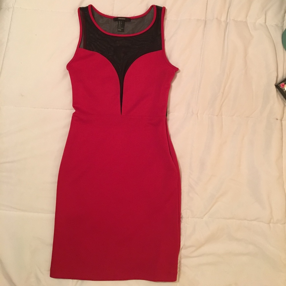 Forever 21 sexy red dress