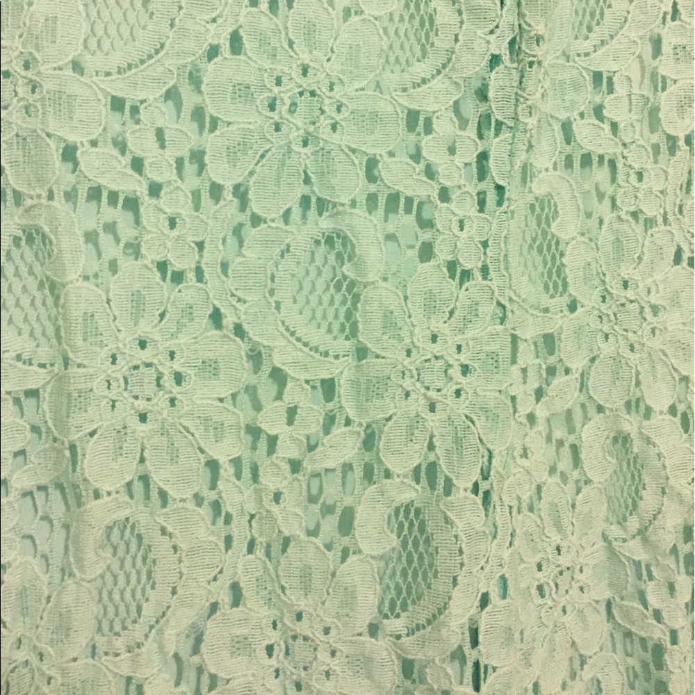 Ralph Lauren mint green lace sheath dress size 6 - Picture 2 of 8
