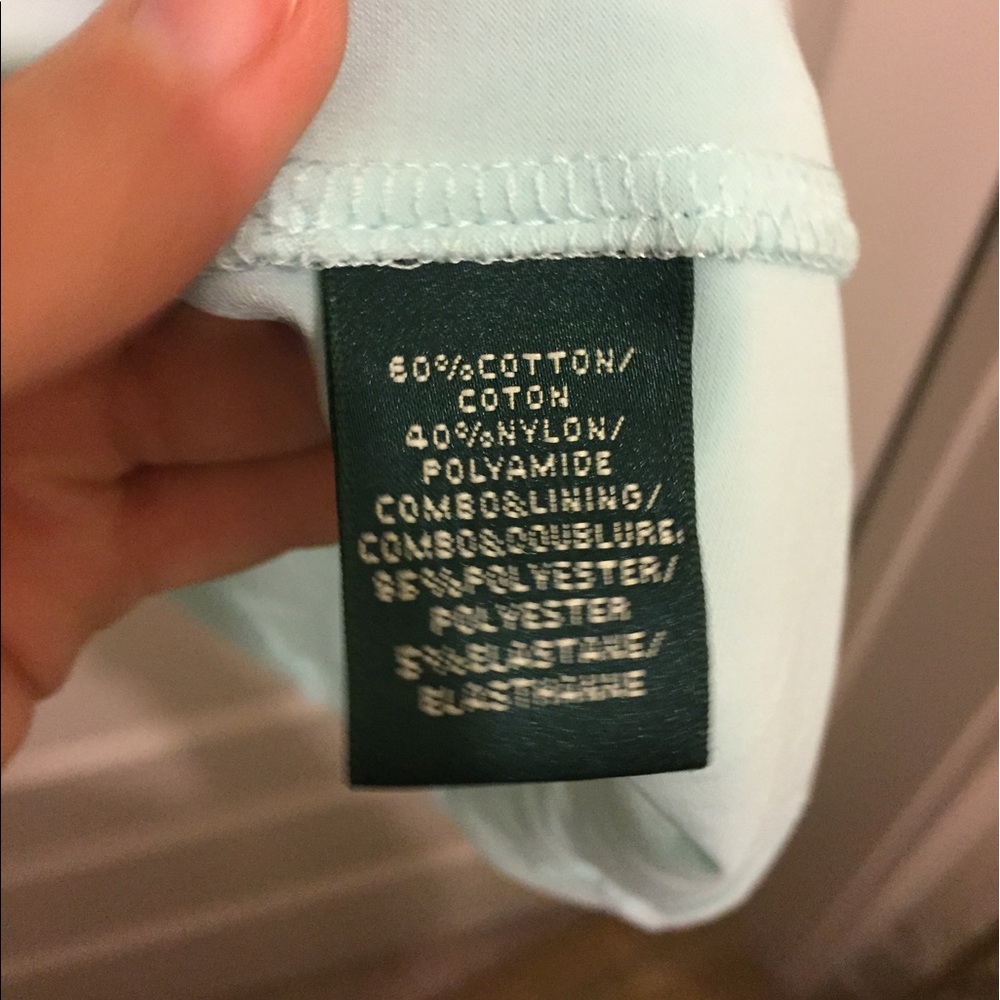 Ralph Lauren mint green lace sheath dress size 6 - Picture 4 of 8