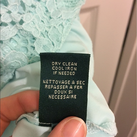 Ralph Lauren mint green lace sheath dress size 6 - Picture 5 of 8