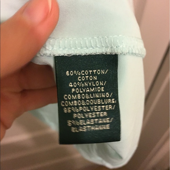 Ralph Lauren mint green lace sheath dress size 6 - Picture 6 of 8