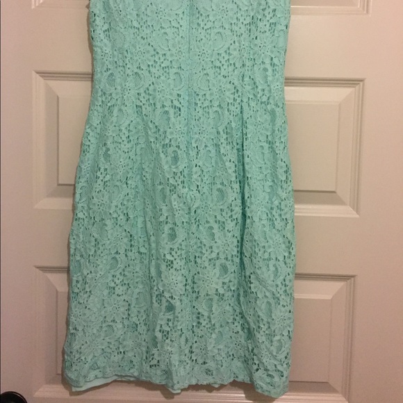 Ralph Lauren mint green lace sheath dress size 6 - Picture 7 of 8
