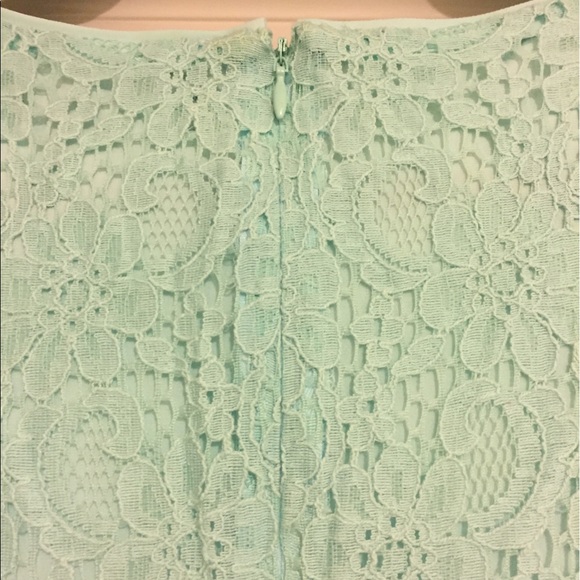 Ralph Lauren mint green lace sheath dress size 6 - Picture 8 of 8