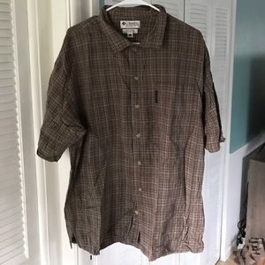 Columbia Plaid Long Sleeve Shirt