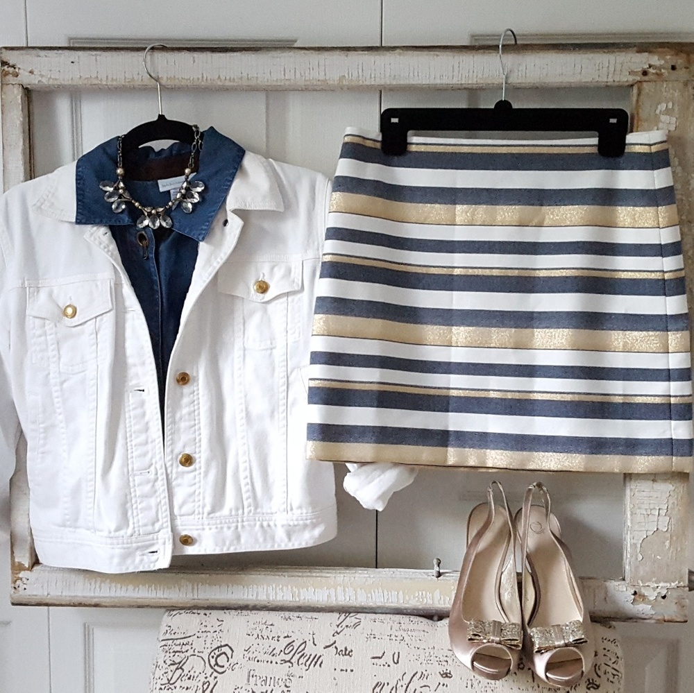 ⚠️SALE⚠️ J. Crew Preppy Striped Skirt