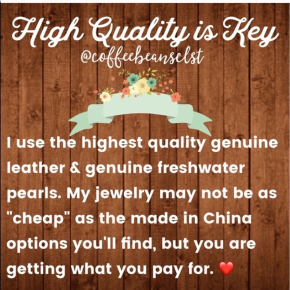 NEW Dainty Keshi Pearl Dagger Necklace Gold - Picture 6 of 7