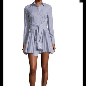 Pin stripe work dress