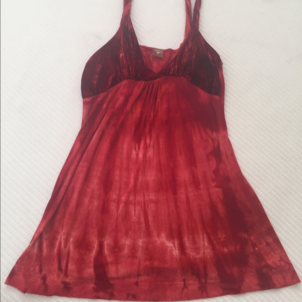 Language La Red Tie Dye Tank