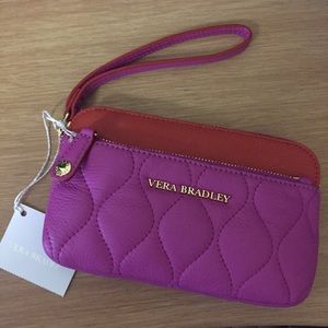 Vera Bradley Quilted Sophie Wristlet