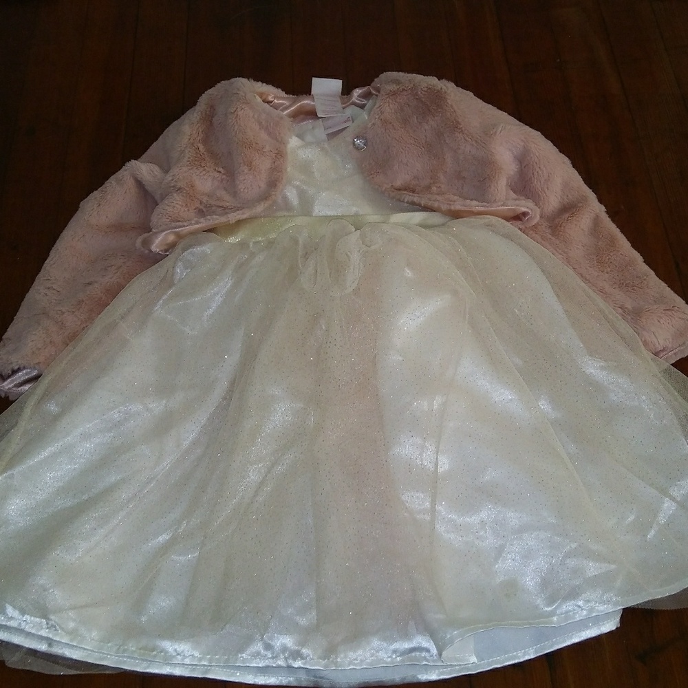 Girls 6T dress and cover top