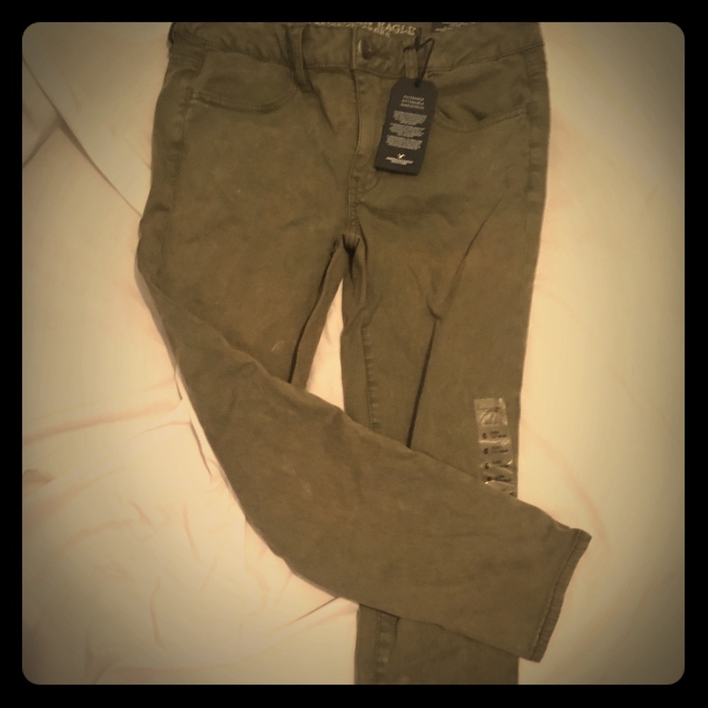 American Eagle crop jeggings