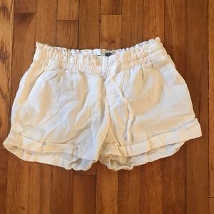 Old navy white linen shorts