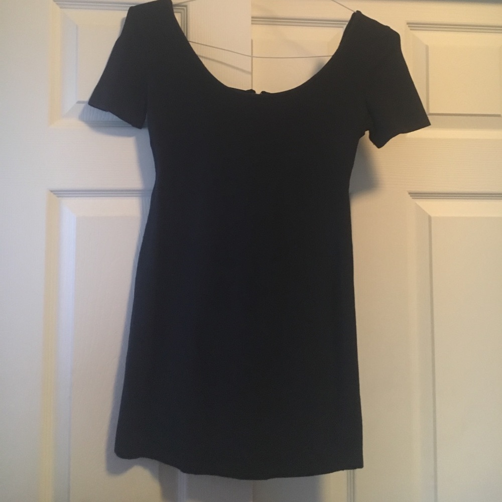 Material Girl mini black dress