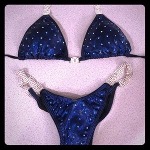 Royal blue figure bikini