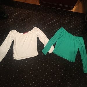 2 BRAND NEW crop tops!! Two for the price of one.