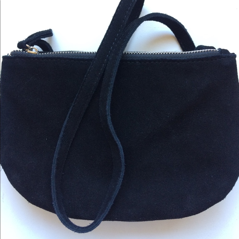 Black off the shoulder small purse