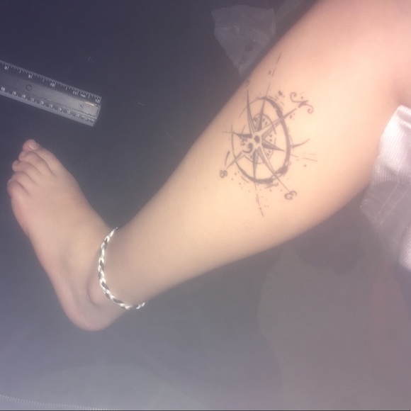 Black and white braided anklet - Picture 1 of 3
