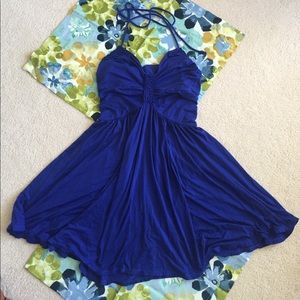 Victoria's Secret Flirty Blue Built-In-Bra Dress