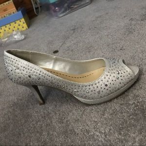 Silver heels