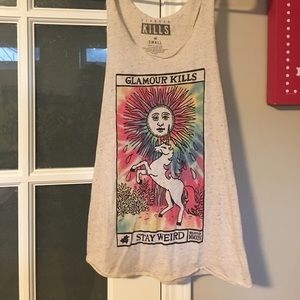 Glamour Kills Warped Tank Top