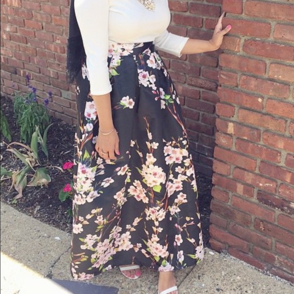 Floral skirt