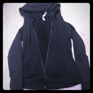 Black lulu ruffle jacket