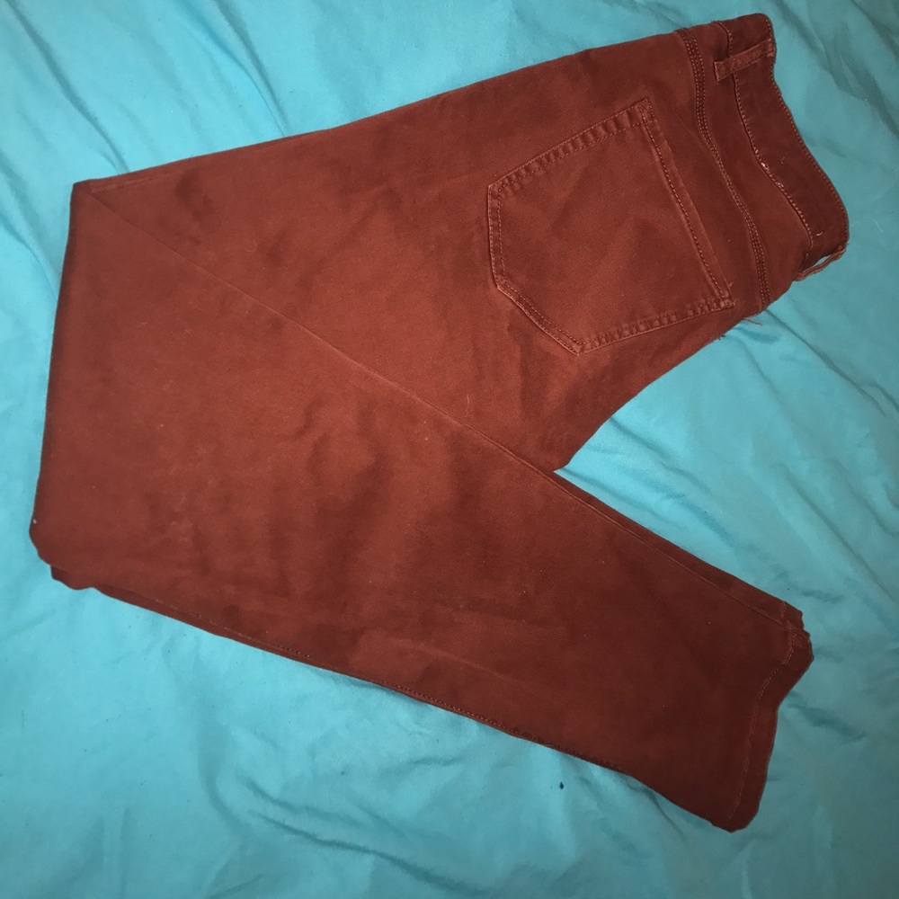 H&M Burnt Orange Skinny Jeans