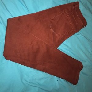 H&M Burnt Orange Skinny Jeans