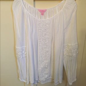 White Lilly Pulitzer top