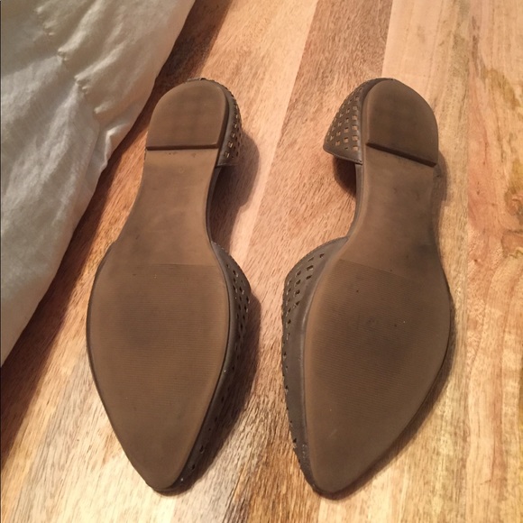 Restricted Shoes - Pointy, toe perforated flats Restricted Shoes - Pointy, toe perforated flats