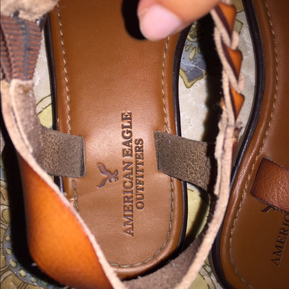 Braided ankle strap sandal by American Eagle