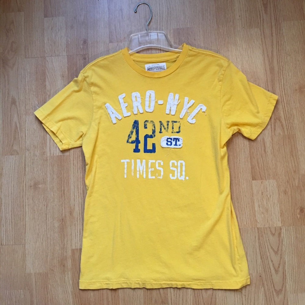 Aeropostale Yellow T-shirt with Logo