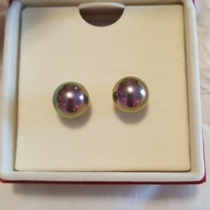 Majorica Tahitian Pearl Earrings