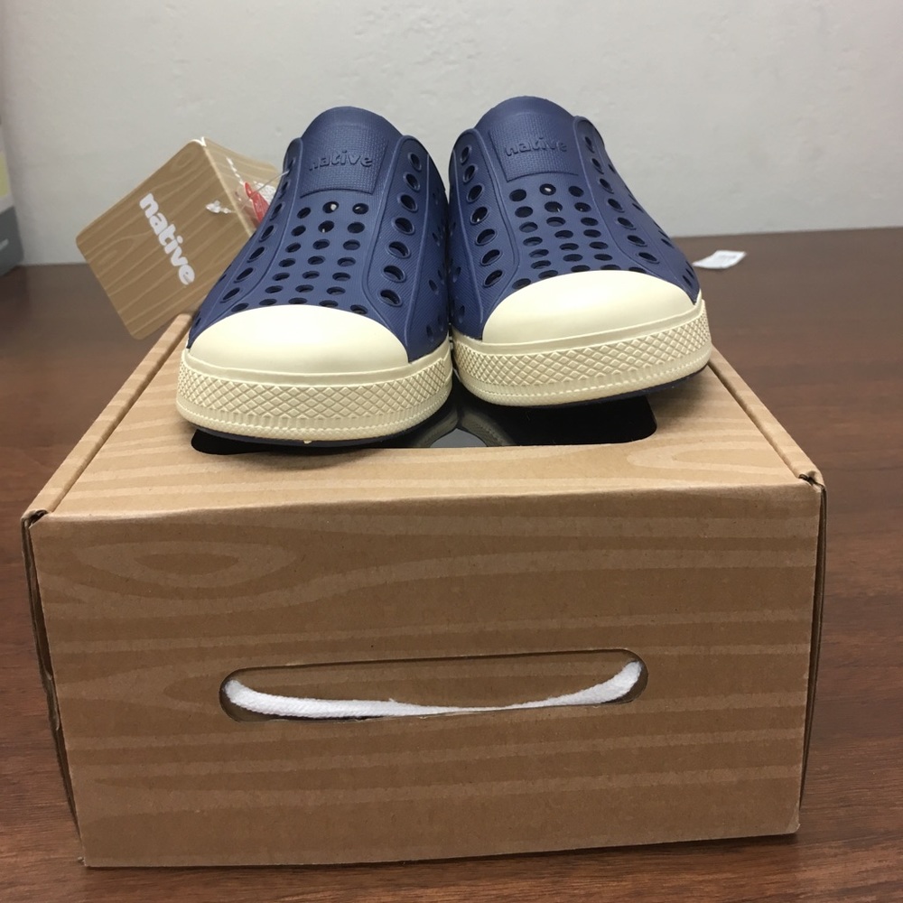 New Native Kids Blue Shoes