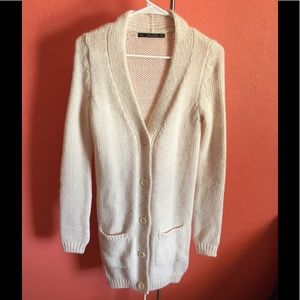 Zara button down sweater