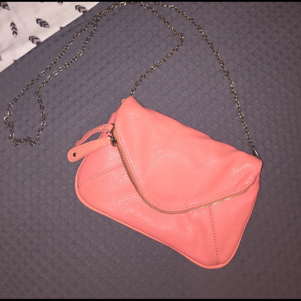 small coral purse